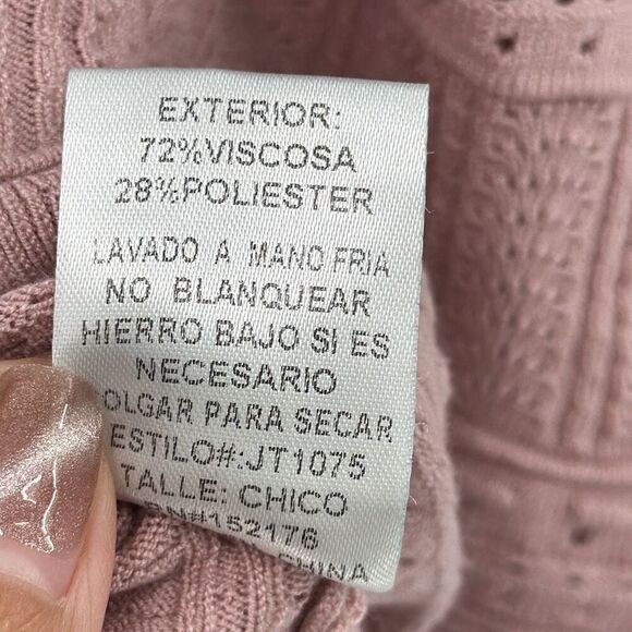 Reset by Jane Womens Ruffle Callie Top Pink Size Small - Picture 8 of 8